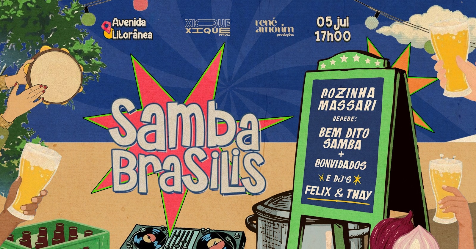 SAMBA BRASILIS 5 com Bem Dito Samba, DJ Felix e convidados - São Luís, MA