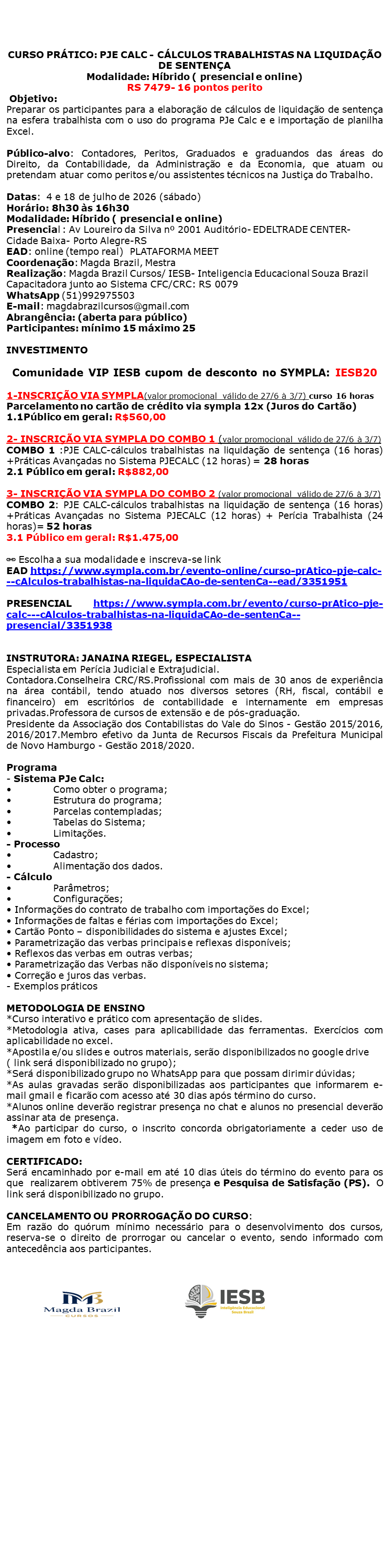 Imagem 1 da descrição do evento