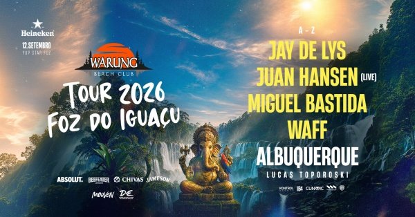 Imagem do evento Warung Tour Foz 2026 - Destination Experience