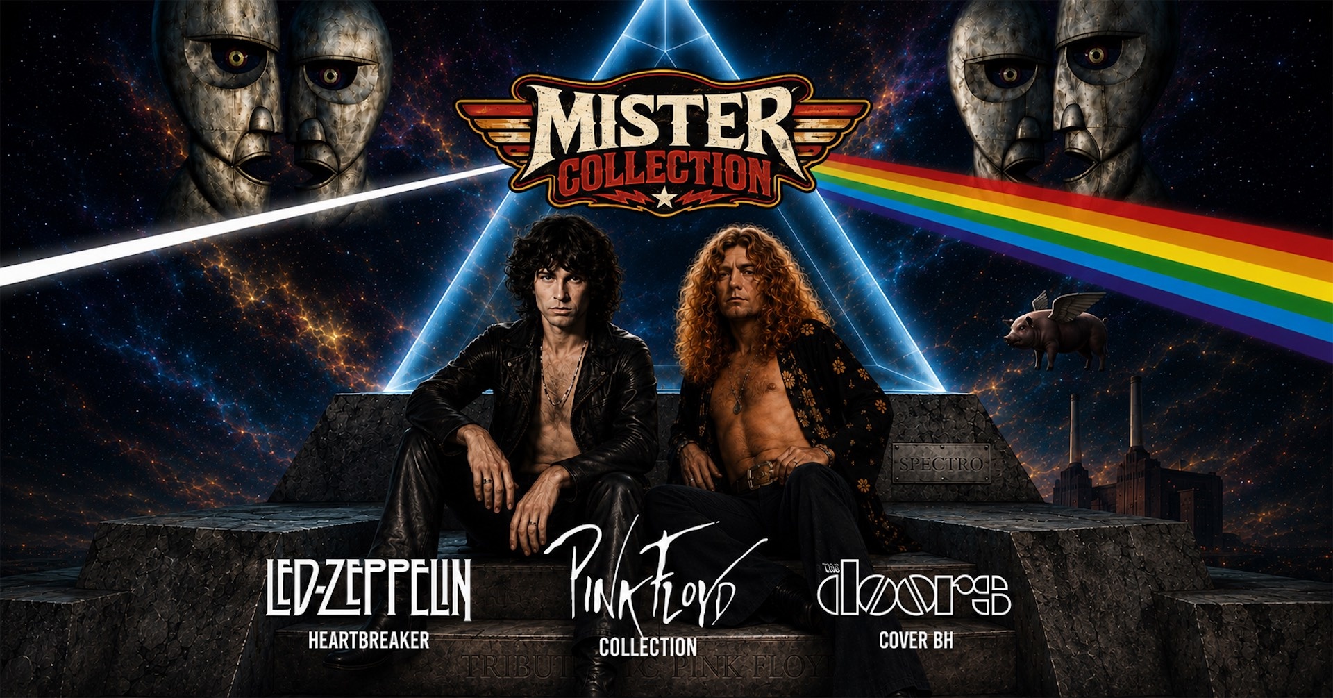 05/07 - Mister Collection: Pink Floyd, Led Zeppelin e The Doors em