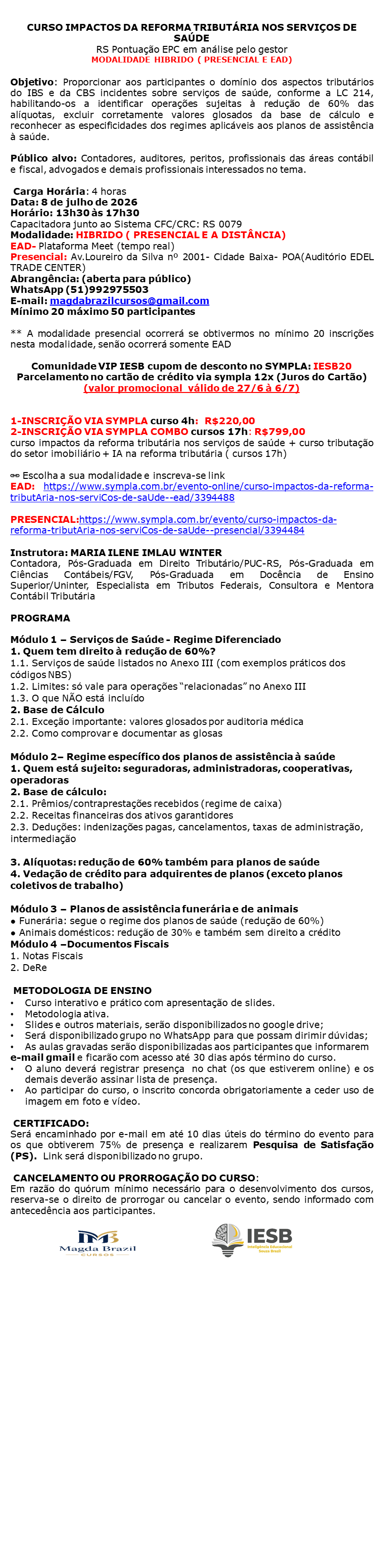 Imagem 1 da descrição do evento