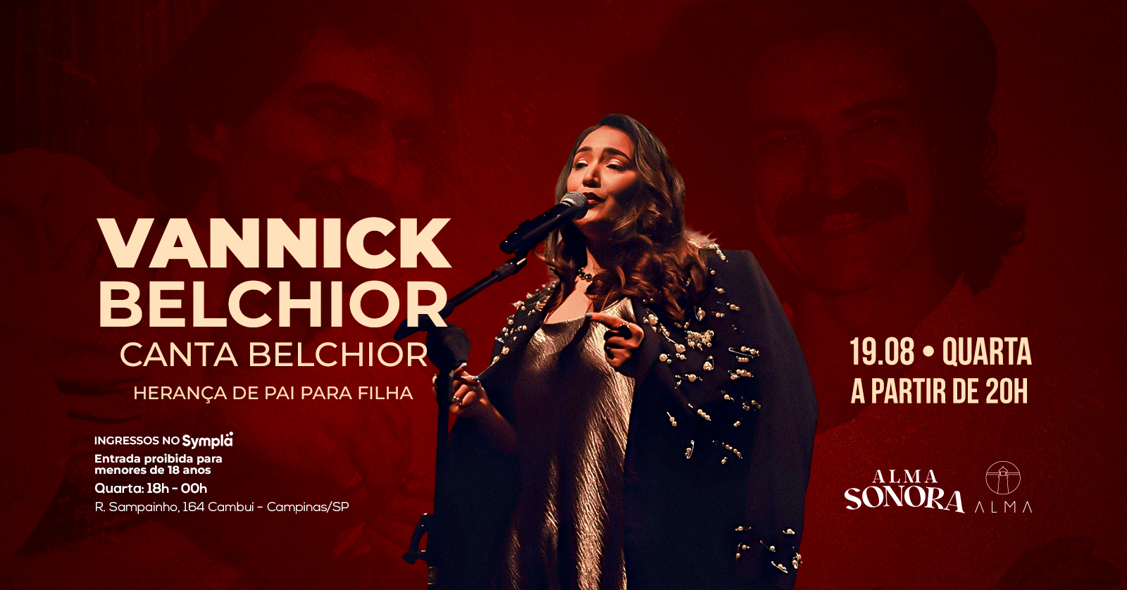 VANNICK BELCHIOR CANTA BELCHIOR NO ALMA CAMPINAS | 19.08 - Campinas, SP