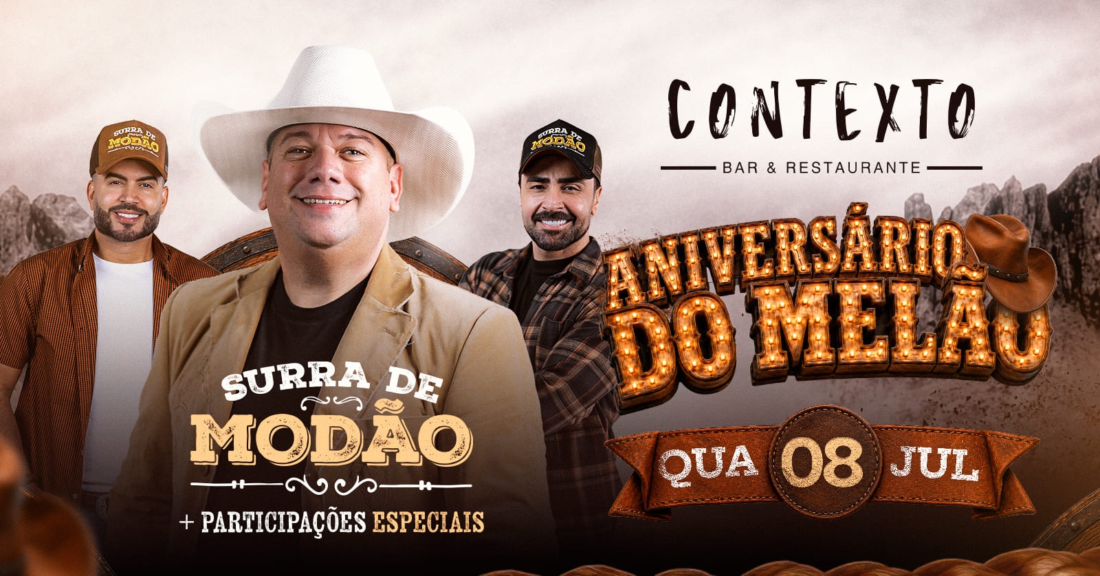 Terapia Sertaneja com Surra de Modão | 08.07 | Varanda do Contexto - Brasília, DF