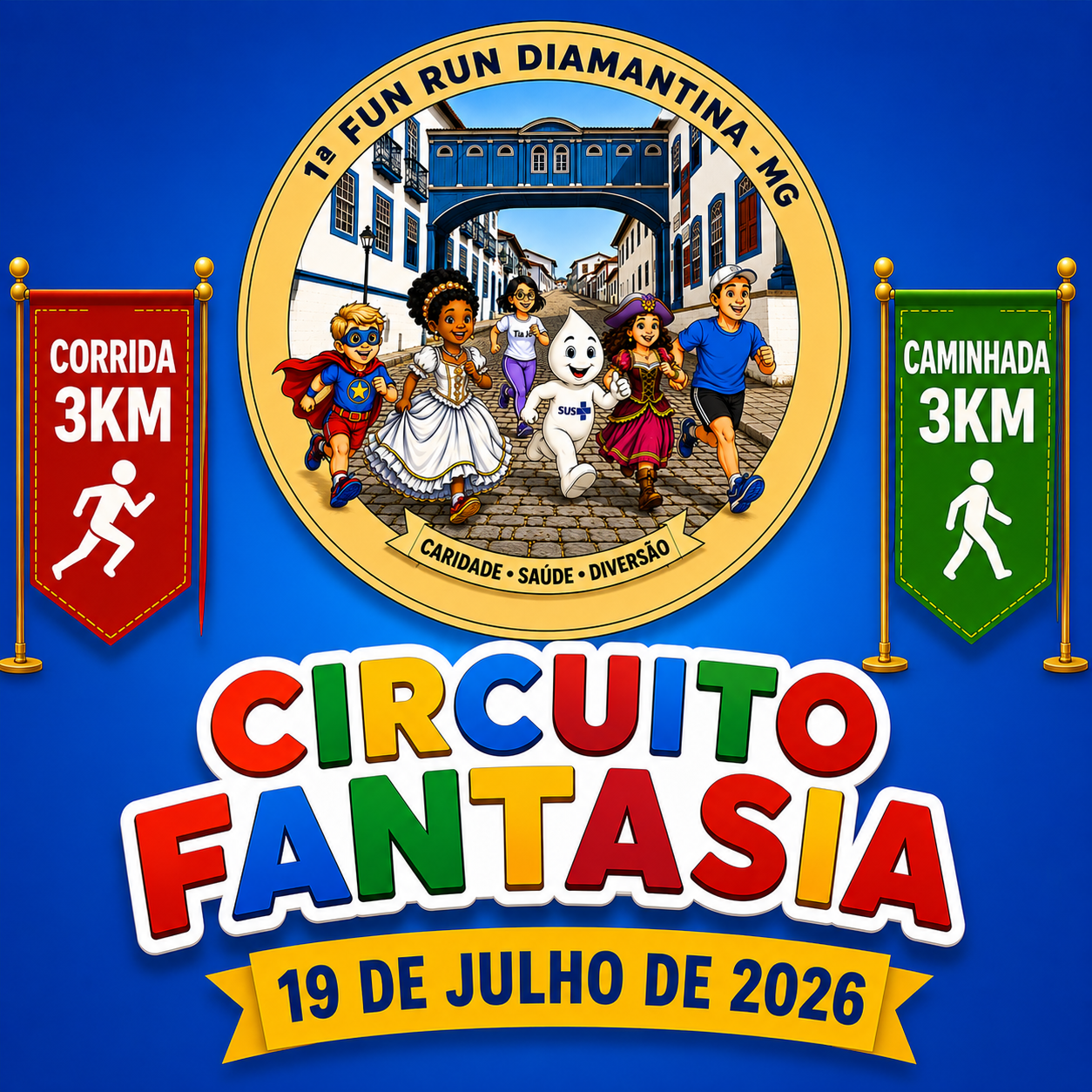 1° Fun Run do Vale do Jequitinhonha - Circuito Fantasia