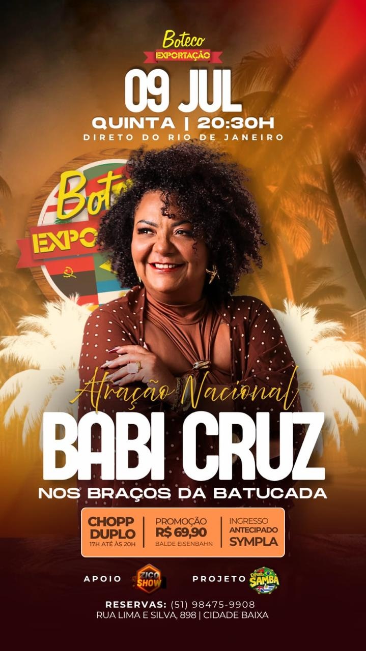 Boteco Exportação nos braços da batucada - Porto Alegre, RS