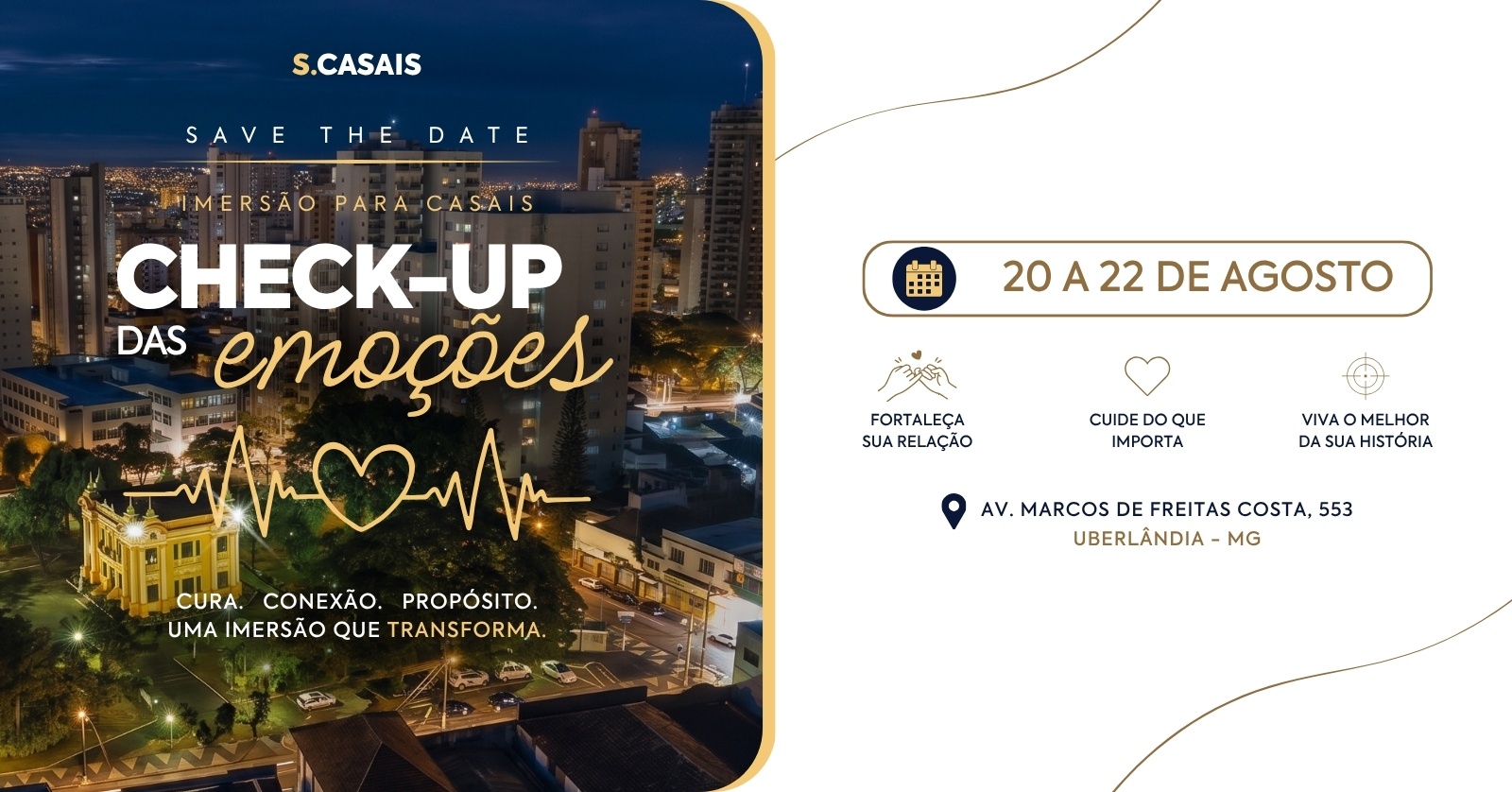 IMERSÃO PARA CASAIS - CHECK-UP DAS EMOÇÕES