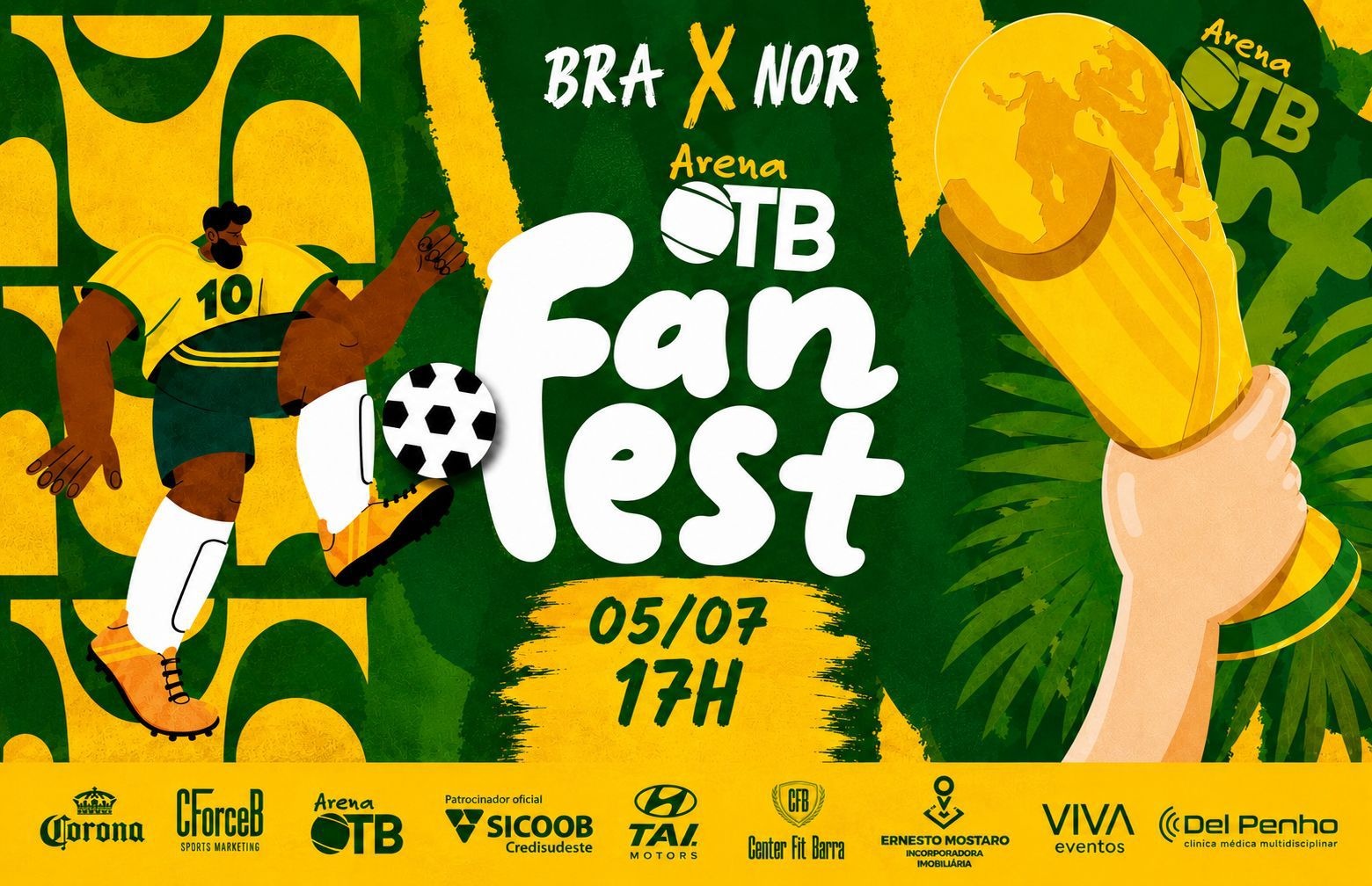 FAN FEST OTB - BRASIL x NORUEGA - Muriaé, MG