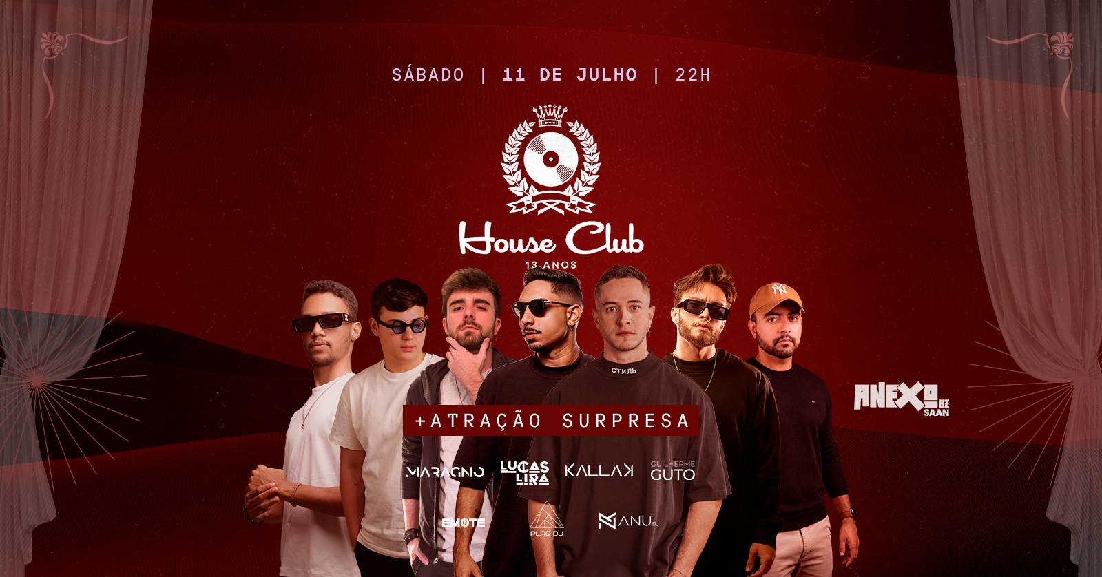 HOUSE CLUB 13 ANOS - Brasília, DF