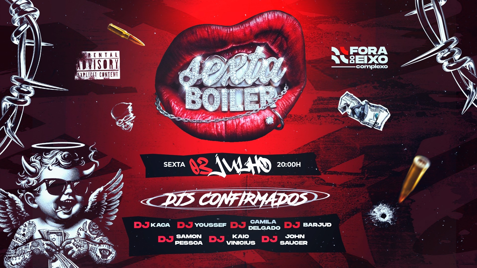 Sexta Boiler - 3 de Julho - Brasília, DF