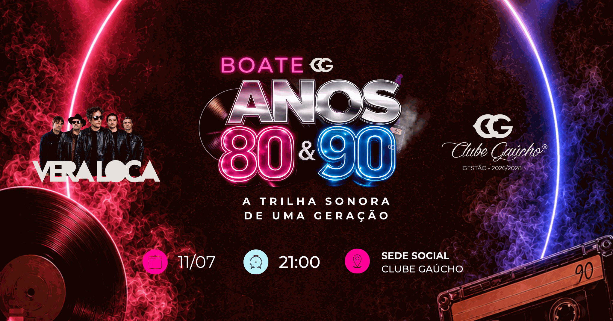 Boate Anos 80 e 90  - Vera Loca - Santo Ângelo, RS