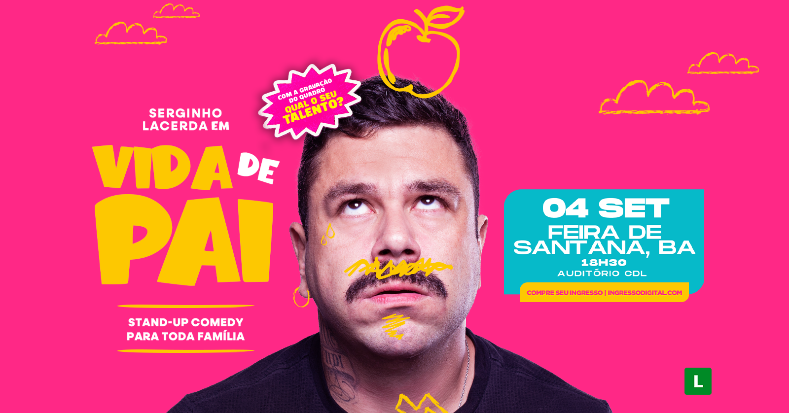 SERGINHO LACERDA em FEIRA DE SANTANA/BA - VIDA DE PAI