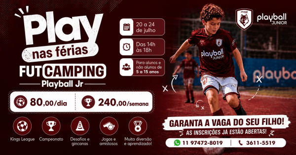 Imagem do evento FUTCAMPING DE FÉRIAS