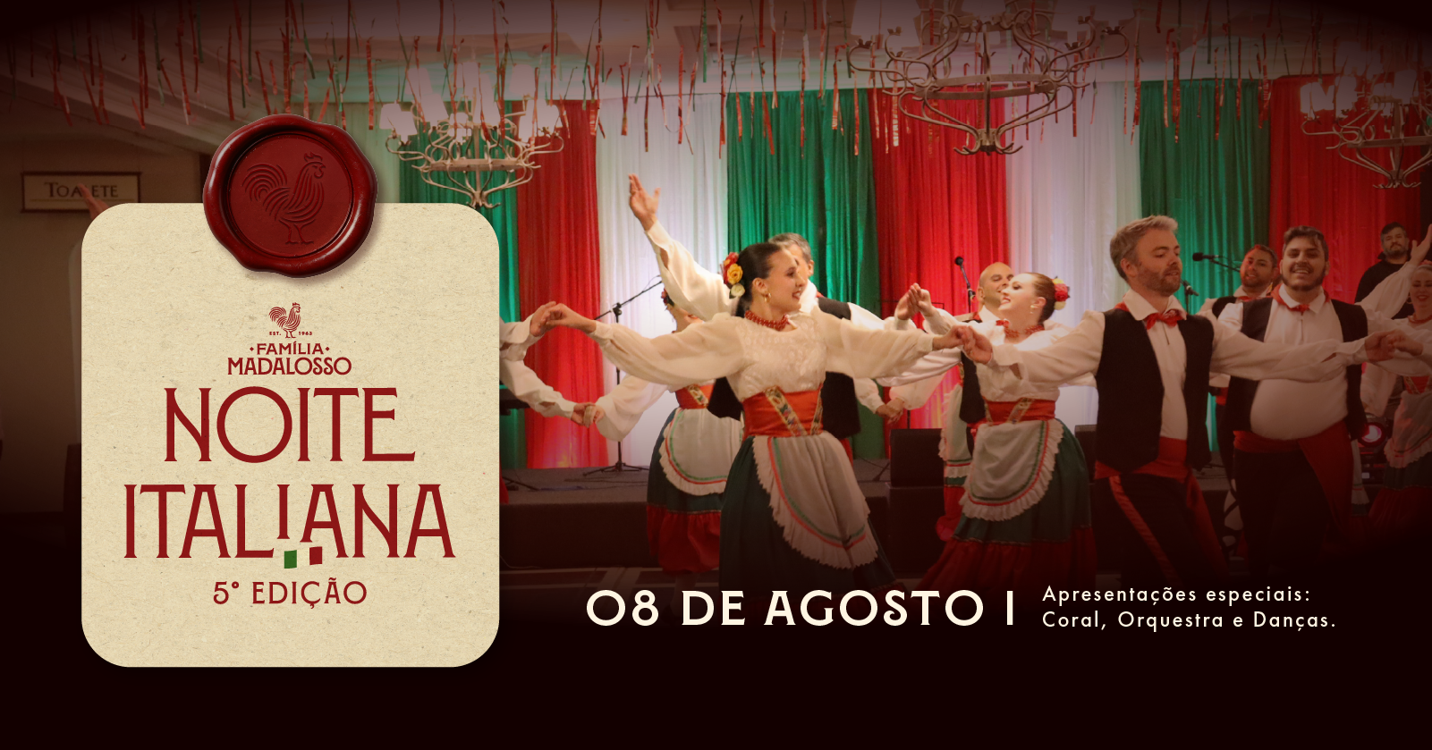 V EDIÇÃO: NOITE ITALIANA 2026