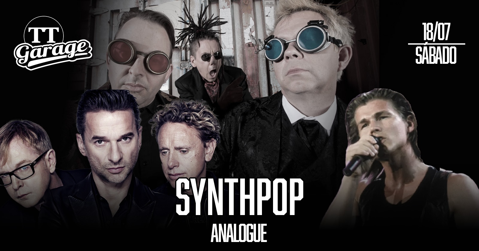 O melhor do Synthpop com a banda Analogue - Sábado - 18/07 - Rio de Janeiro, RJ