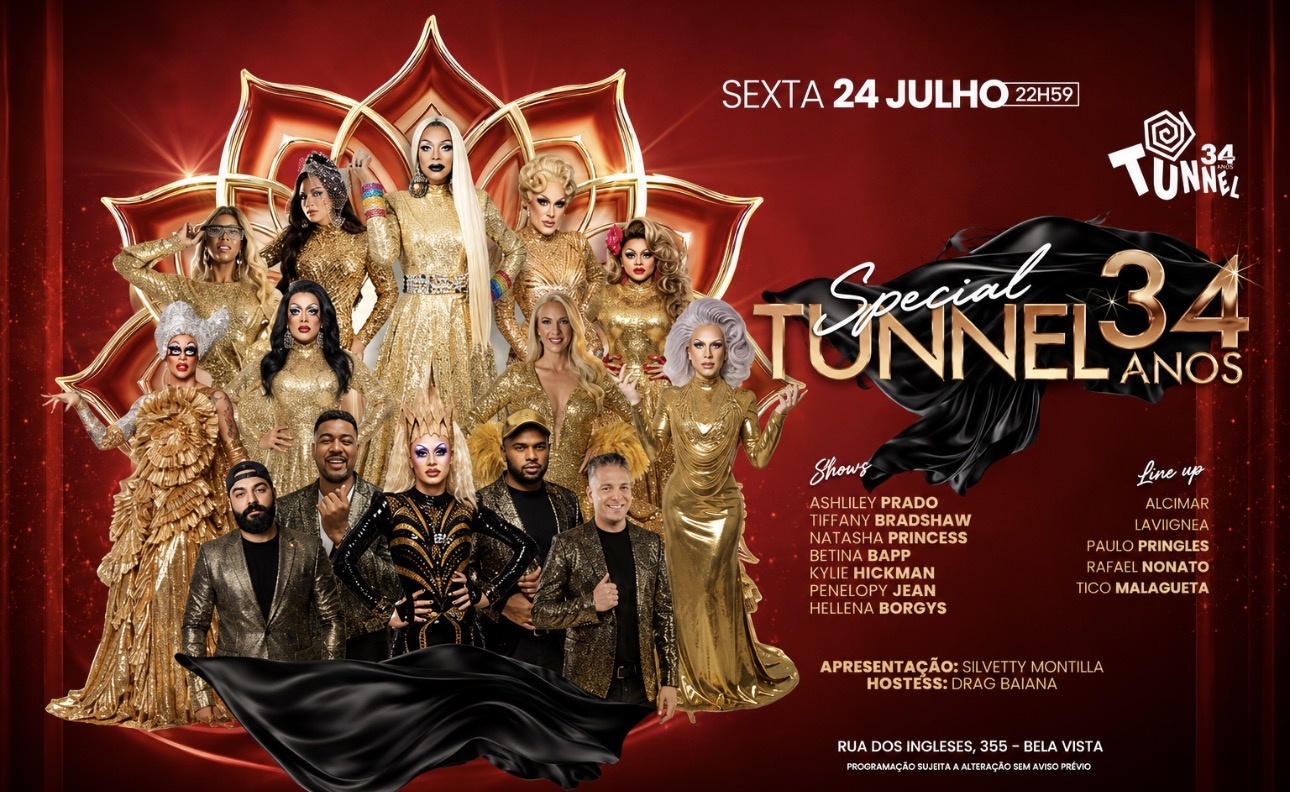 24-07 SEXTA ANIVERSARIO TUNNEL 34 ANOS - São Paulo, SP