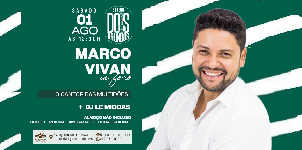 MARCO VIVAN In Foco - Rio de Janeiro, RJ
