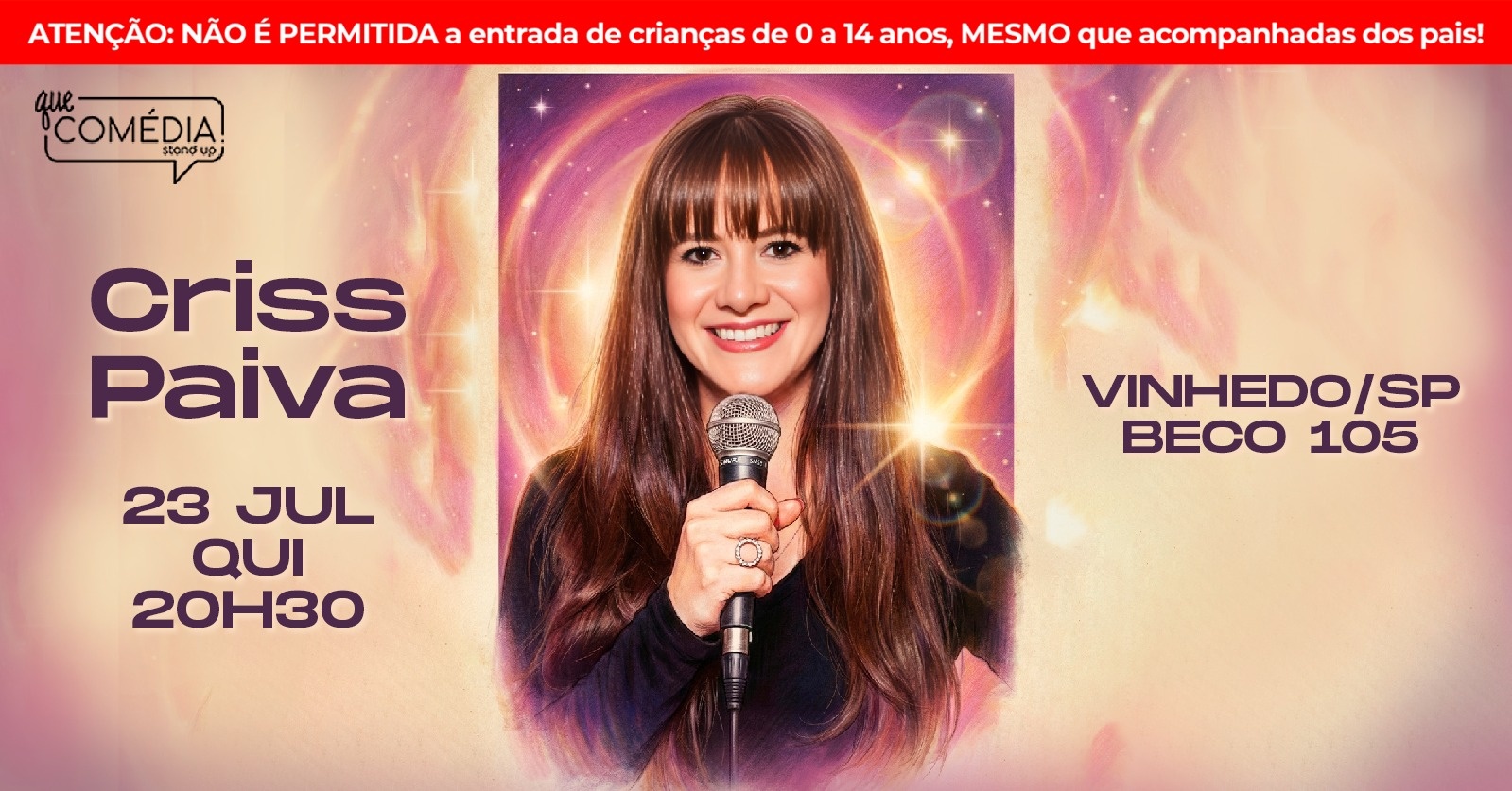 Criss Paiva em Vinhedo - Stand Up Comedy