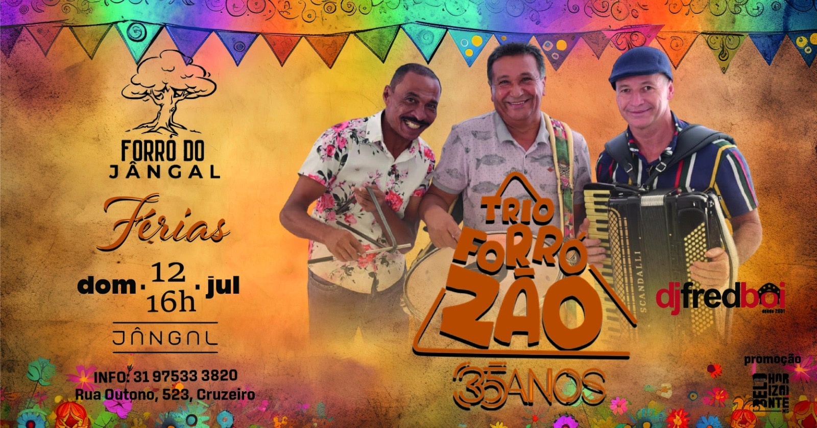TRIO FORRÓZÃO AO VIVO - FORRÓ DO JÂNGAL - Belo Horizonte, MG