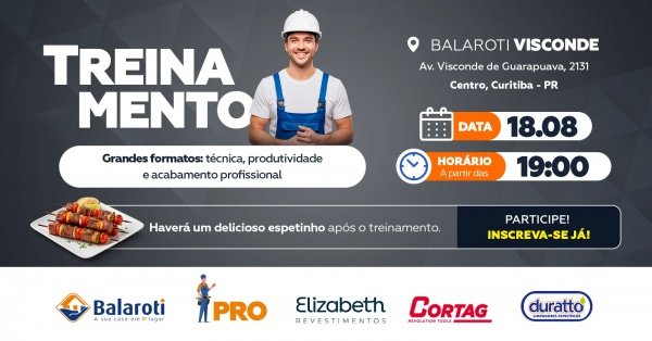 Imagem do evento Grandes formatos: técnica, produtividade e acabamento profissional