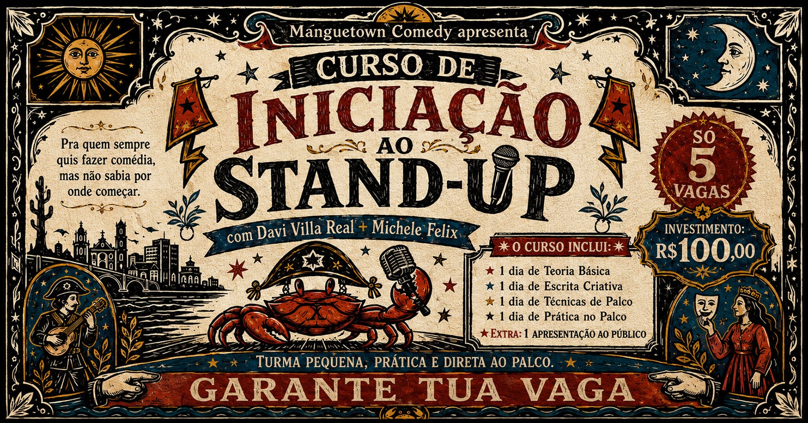 INICIAÇÃO AO STAND-UP - Oficina pratica para entrar no mundo da comédia
