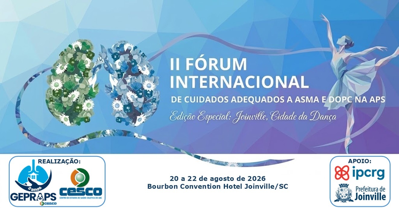 II FÓRUM INTERNACIONAL DE CUIDADOS ADEQUADOS À ASMA E DPOC NA ATENÇÃO PRIMÁRIA À SAÚDE