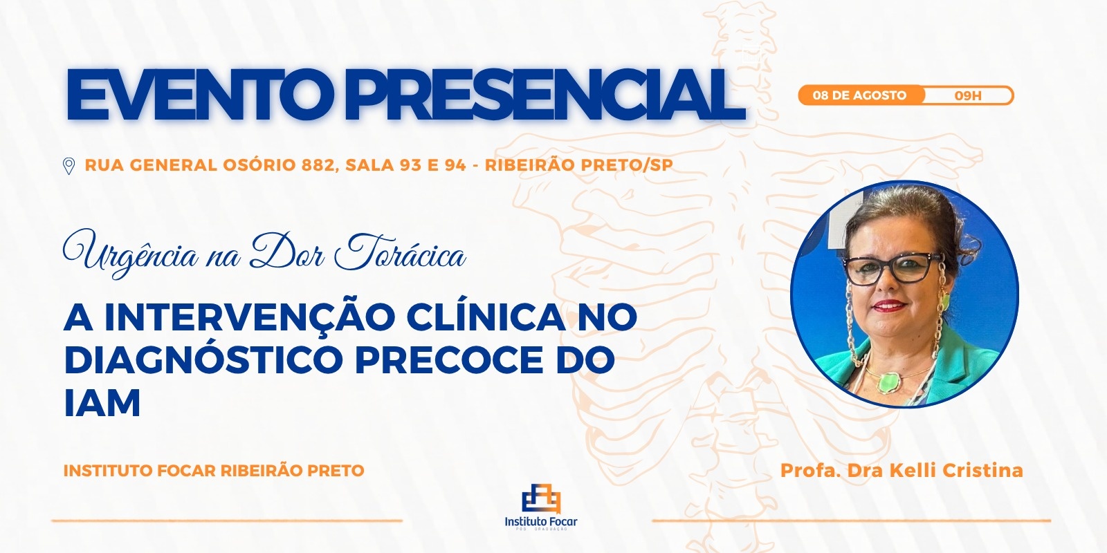 EVENTO PRESENCIAL - DIAGNÓSTICO DO INFARTO AGUADO DO MIOCÁRDIO