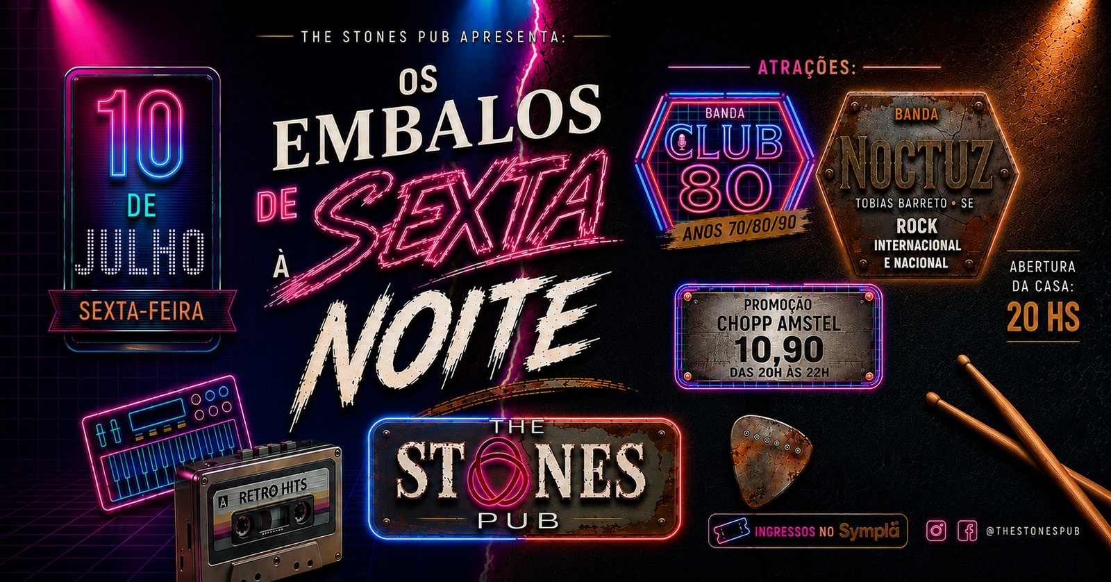 EMBALOS DE SEXTA A NOITE - THE STONES PUB - Aracaju, SE