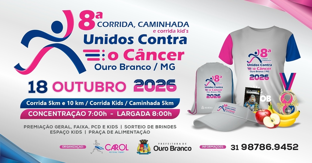 8ª Corrida e Caminhada Unidos Contra o Câncer