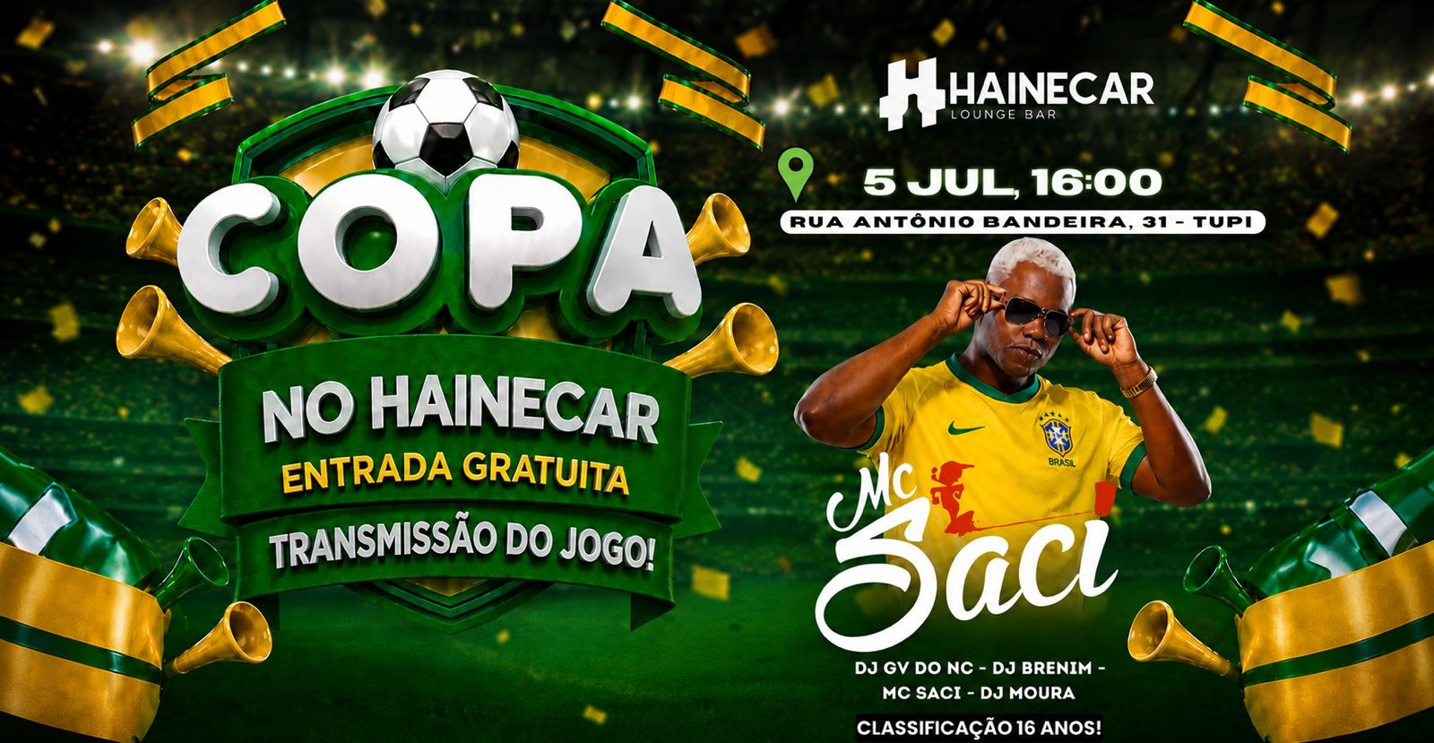 COPA NO HAINECAR - Belo Horizonte, MG