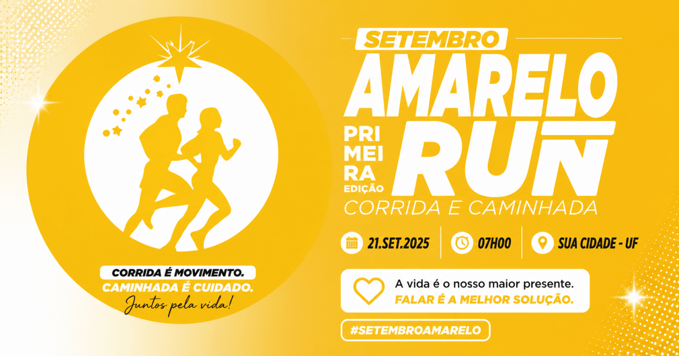 SETEMBRO AMARELO RUN - PRIMEIRA EDIÇÃO