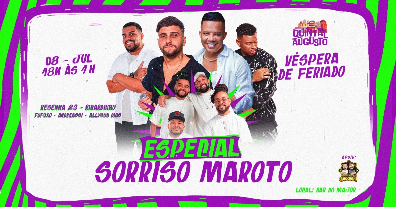 Quintal do Augusto - Especial Sorriso Maroto - São Paulo, SP