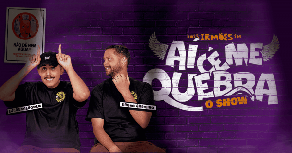 Imagem do evento AÍ CÊ ME QUEBRA - O SHOW - STAND UP GOSPEL - Goiânia - GO