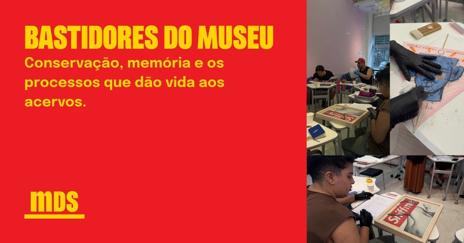 Bastidores do Museu - Conservação, memória e os processos que dão vida aos acervos