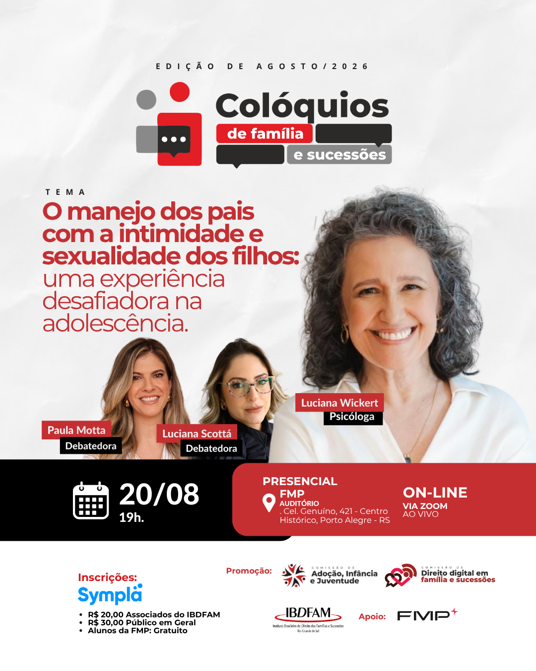 Colóquios de Família e Sucessões Edição de Agosto de 2026