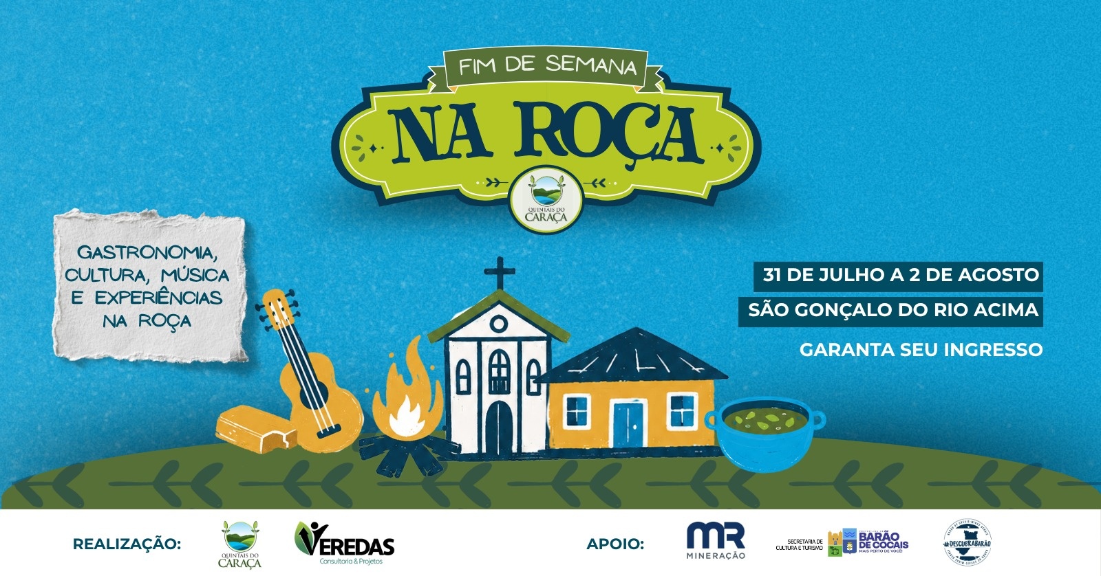 Noite de caldos e forró no Recanto do Tubias - Barão de Cocais, MG