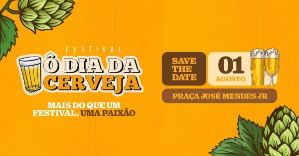 Imagem do evento O DIA DA CERVEJA - NA PRAÇA