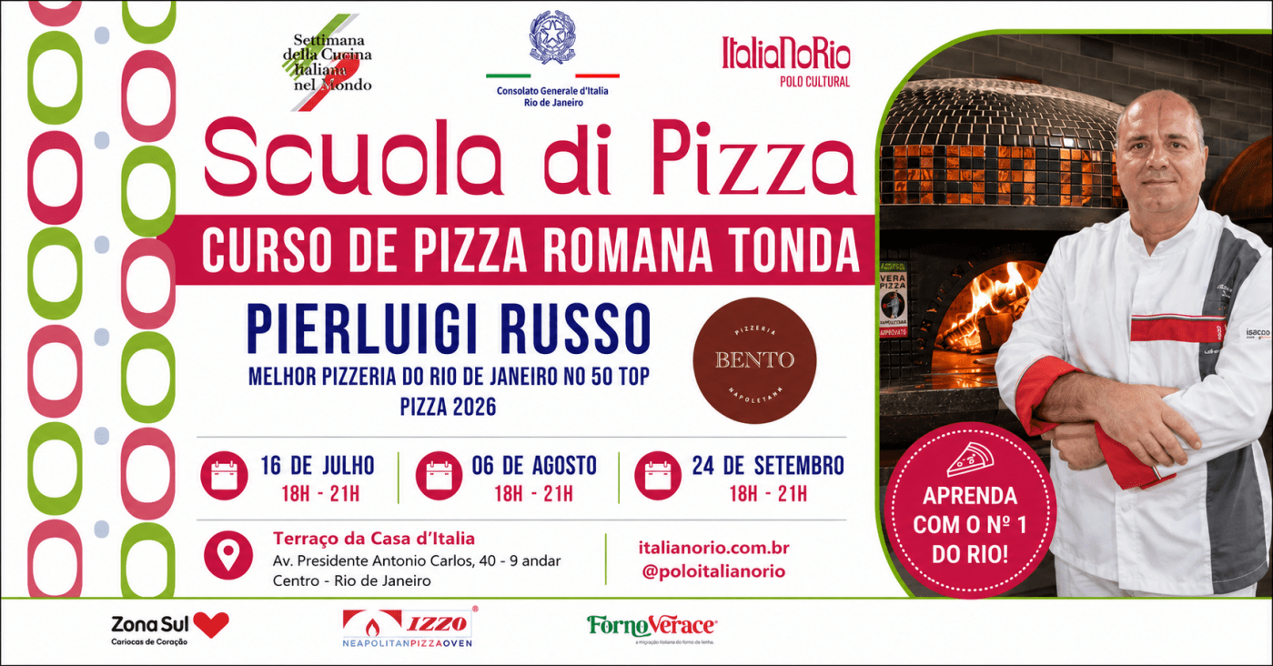 CURSO DE PIZZA ROMANA TONDA COM PIERLUIGI RUSSO | PIZZERIA BENTO