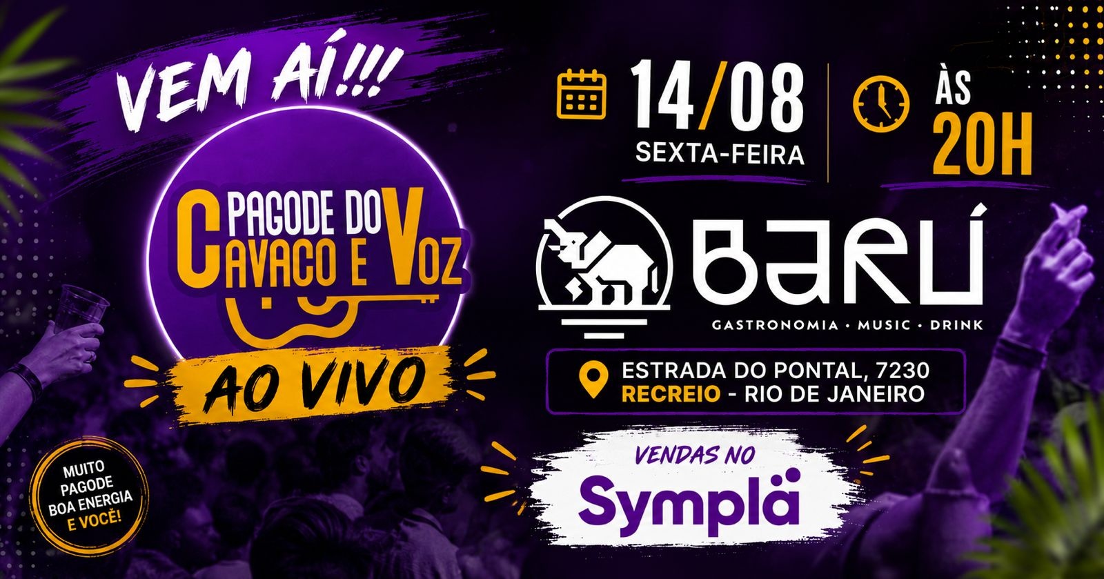 CAVACO E VOZ AO VIVO - Rio de Janeiro, RJ