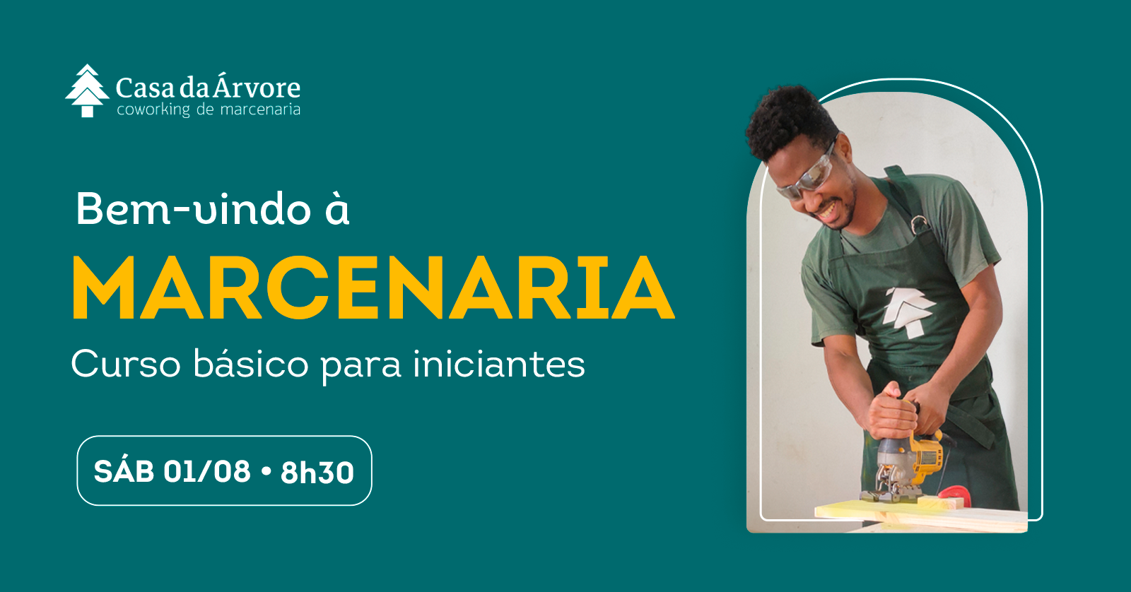 Bem-vindo à Marcenaria - curso básico para iniciantes