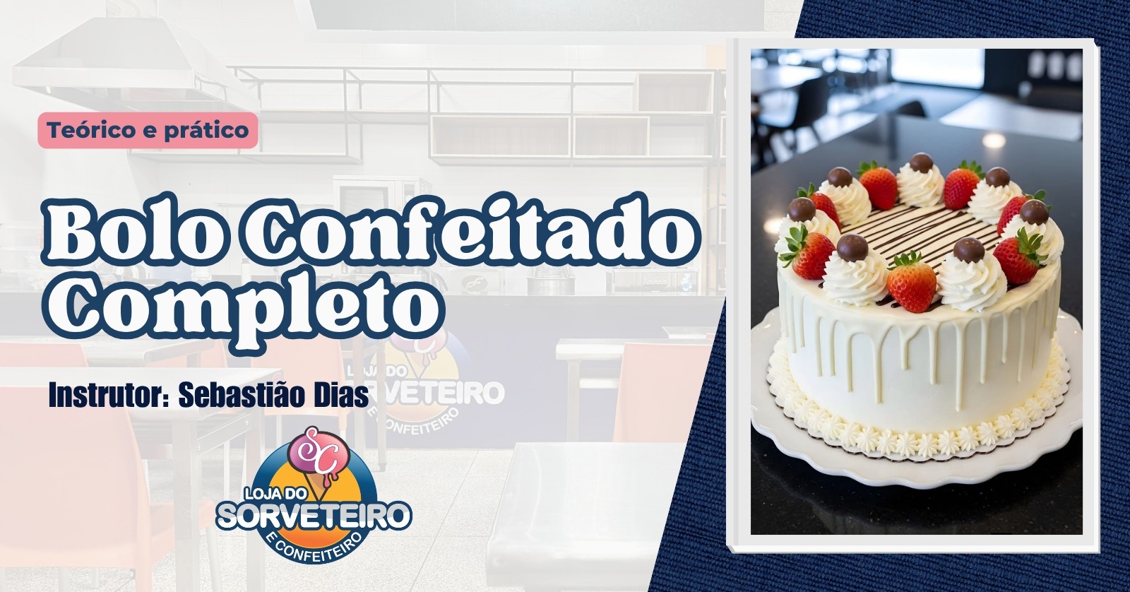 BOLO CONFEITADO COMPLETO TURMA 08 ( INSCRIÇÕES ABERTAS)