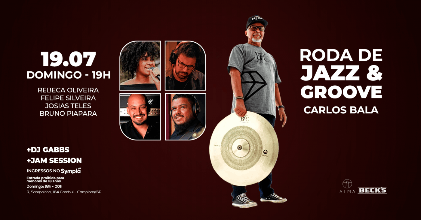 RODA DE JAZZ E GROOVE CARLOS BALA