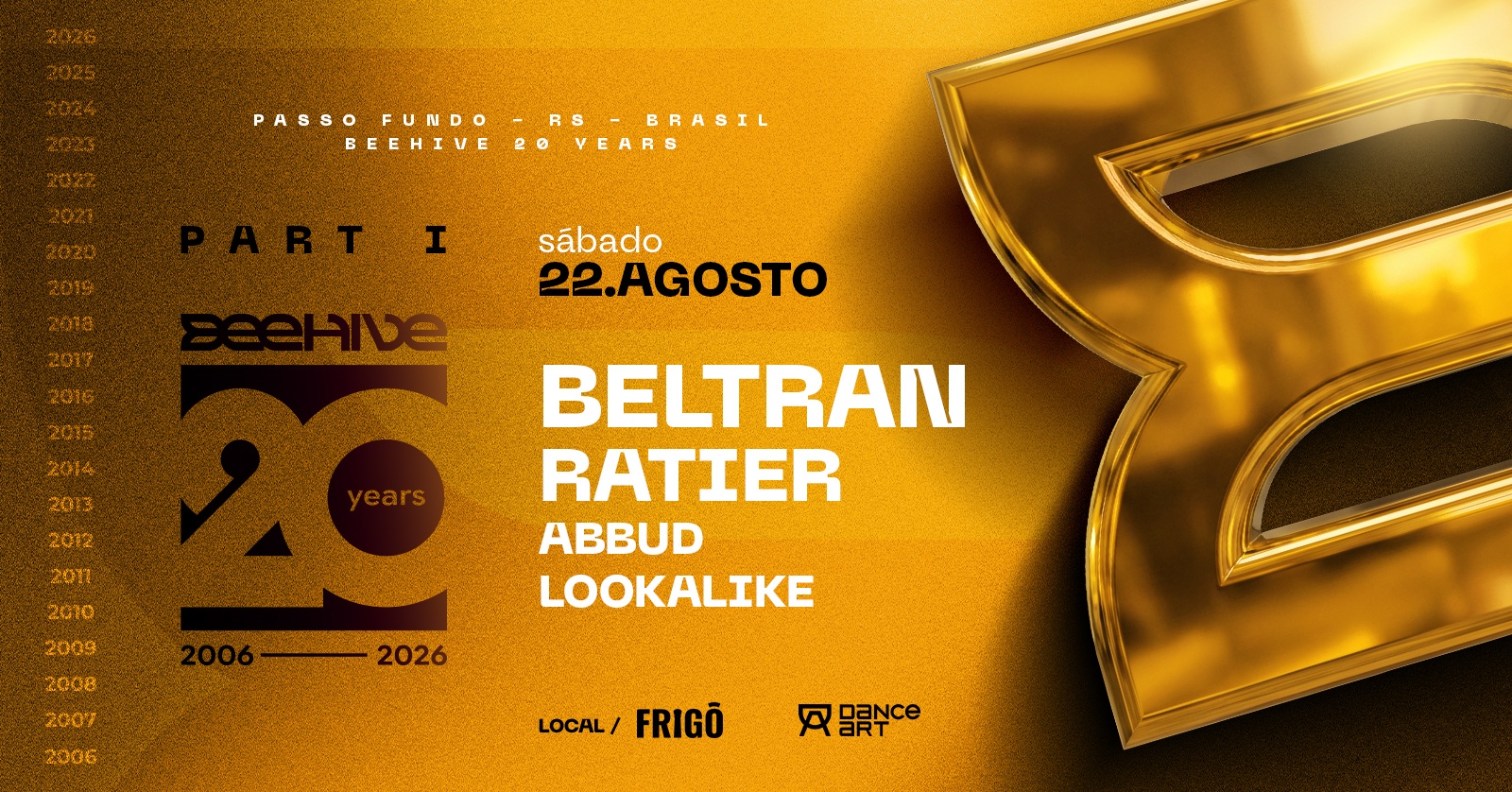 Beehive 20 Anos - Part I - Passo Fundo, RS