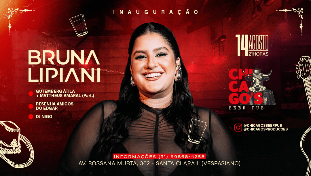 SÓ MODA BOA | BRUNA LIPIANI + CONVIDADOS - 14/08 - Vespasiano, MG