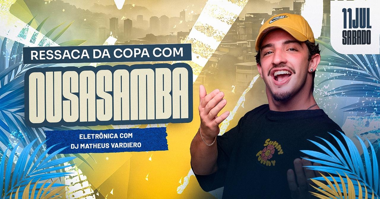 RESSACA DA C0PA / Ousamba + DJ Matheus Vardieiro / Tardezinha de Pagode na Lagoa - Muriaé, MG