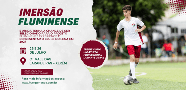 Imagem do evento Imersão de Treinos Fluminense Experience: 25 e 26 de Julho