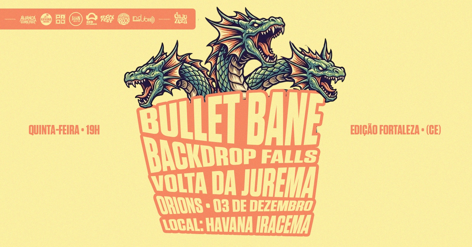 Bullet Bane - 03 de Dezembro - Cajuzera Festival - Havana Iracema - Fortaleza (CE) - Fortaleza, CE