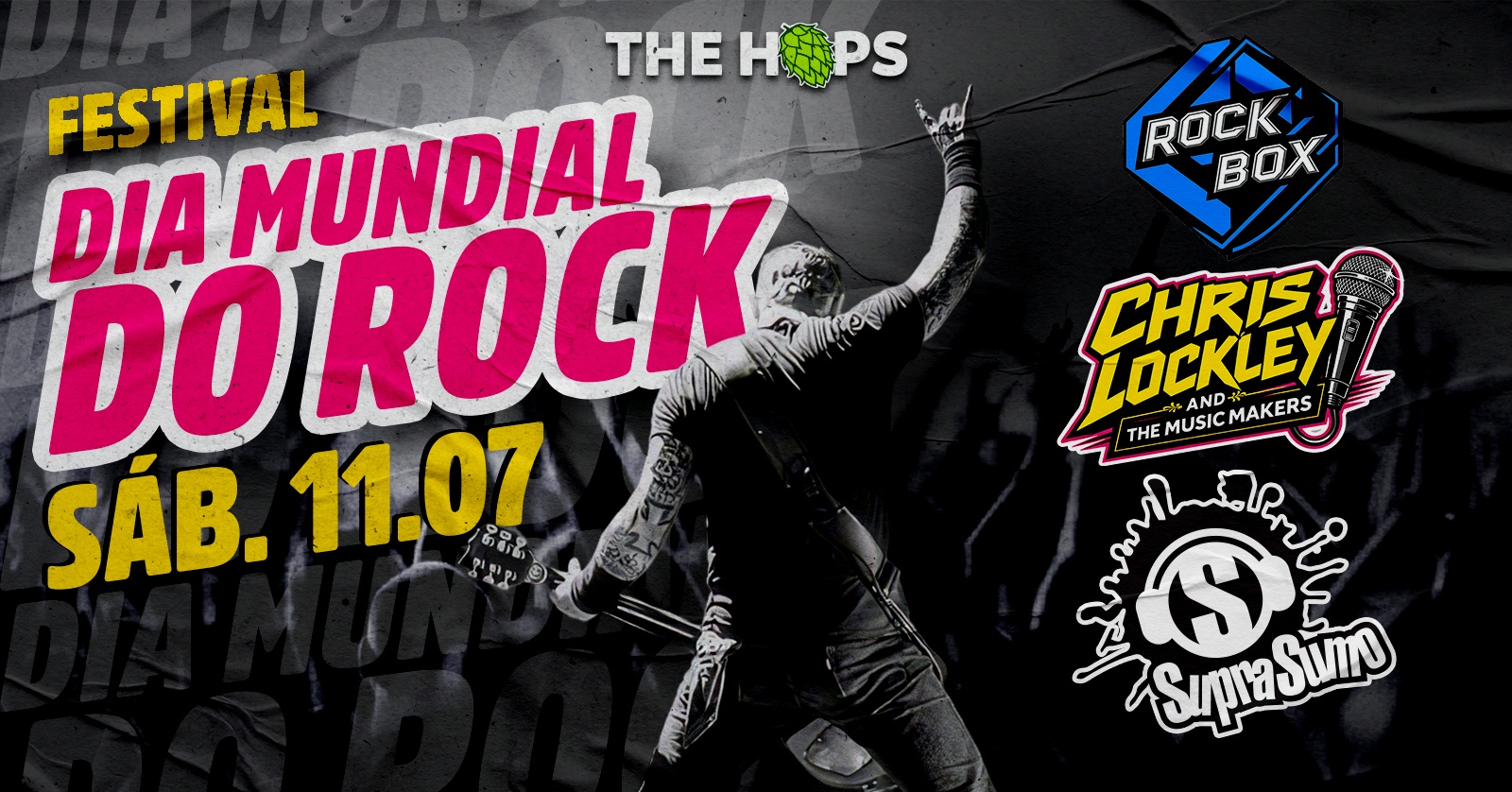 Festival Dia Mundial do Rock no The Hops - Indaiatuba, SP