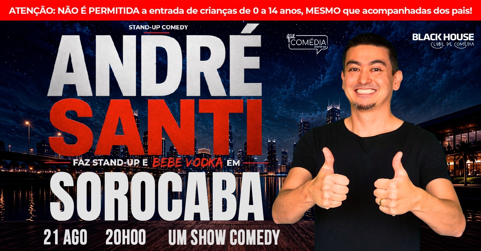 ANDRÉ SANTI em SOROCABA - Stand up Comedy