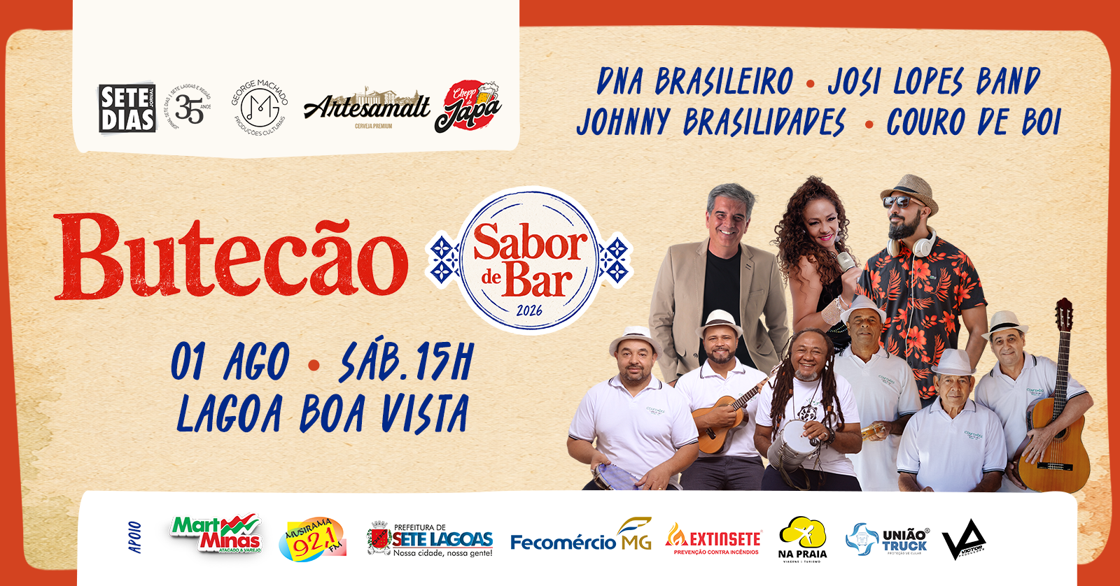 Sabor de Bar 2026 (Butecão) em Sete Lagoas
