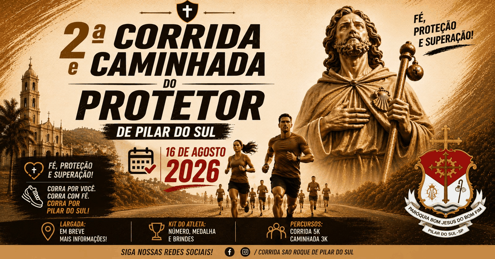 2ª CORRIDA e CAMINHADA DO PROTETOR PILAR DO SUL - 2026